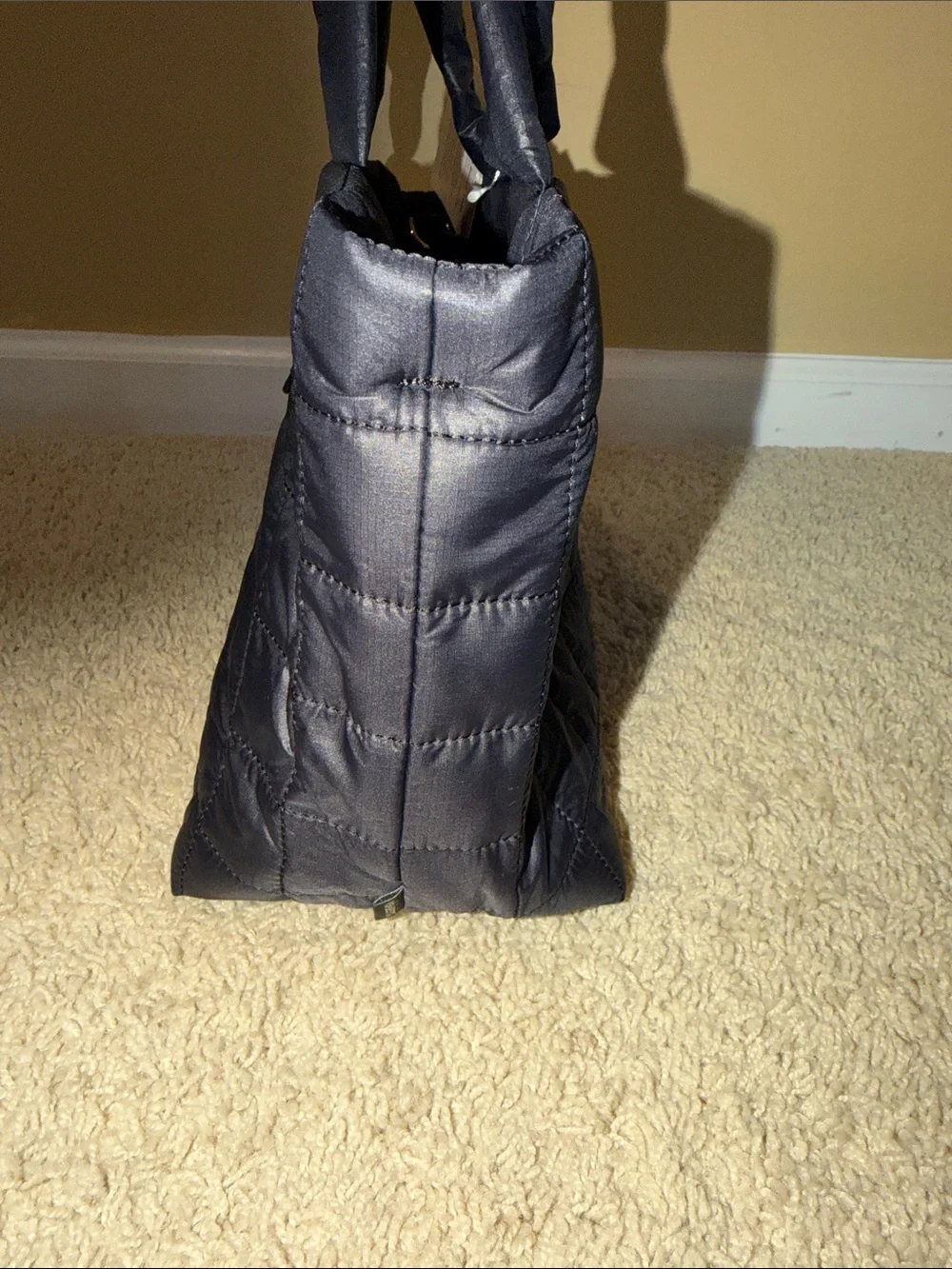 lululemon athletica Quilted Black Puffer Tote